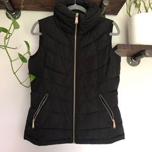 Calvin Klein Black Puffer Vest xs